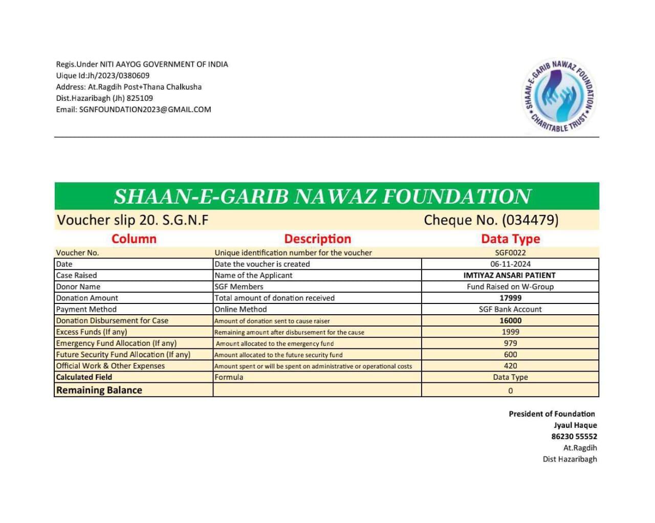Marriage Donation 14